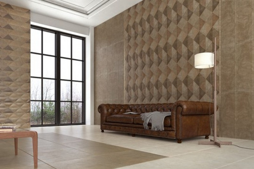 Alcantara 514  Wall Base Brown Matt 60x60 фото 2