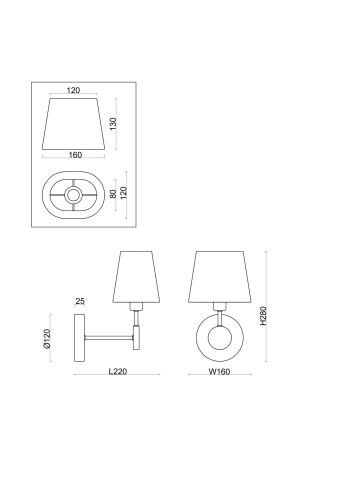 Настенный светильник (бра) Freya FR2028WL-01N фото 3