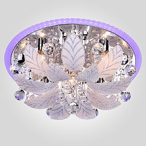 Накладная люстра Eurosvet 80111/8 хром/синий+красный+фиолетовый фото