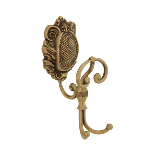 Крючок Migliore Cleopatra двойной с завитком, бронза 16633