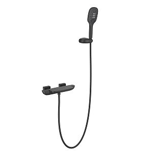 Смеситель для ванны с душем Timo Helmi 4024/03Y черный фото