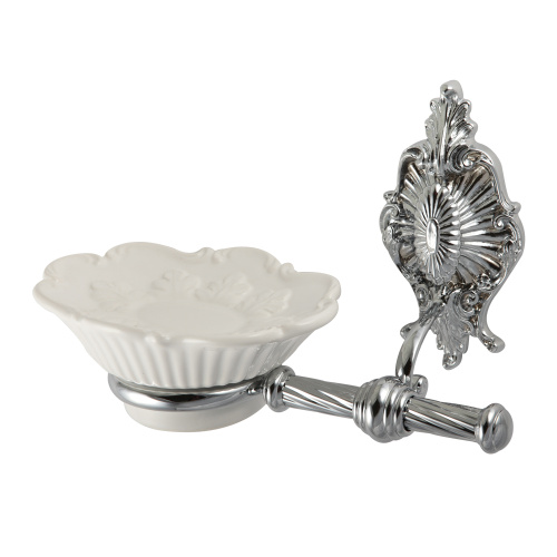 Mыльница Migliore Elisabetta настенная, керамика/хром 17020