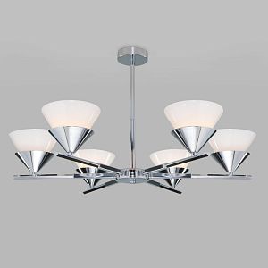 Люстра на штанге Eurosvet 70138/6 хром фото