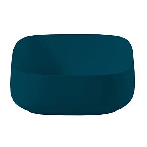 Artceram COGNAC Раковина 46x41 см, без отв,, настольная Quadro, цвет: petrolio фото