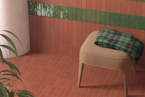 Керамическая плитка Equipe Fango 30675 Green Gloss 5х15 фото 2