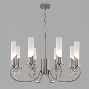 Подвесная люстра Eurosvet 60117/8 никель фото