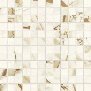Керамогранит Atlas Concorde A426 Marvel Shine Calacatta Imperiale Mosaico Lapp 30х30 фото