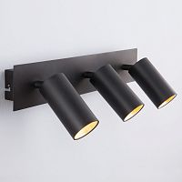 Спот Eurosvet 20066/3 LED черный/золото фото