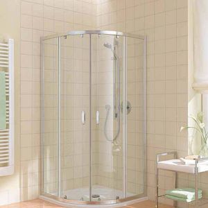 Kermi Atea Четверть круг Atea T10 80x120x185см, серебро+klar+clean (повреждена упаковка) фото