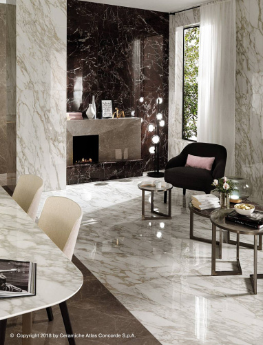 Керамогранит AAIQ Marvel Red Luxury Lappato 75x150 фото 2