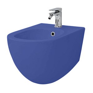Artceram FILE 2,0  Биде подвесное 36х52 см, с креплениями, с 1 отв под смеситель, цвет: blu zaffiro фото
