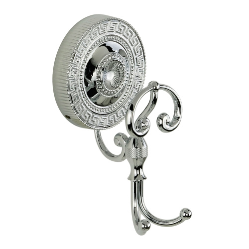 Крючок Migliore Montecarlo двойной с завитком, хром 31532