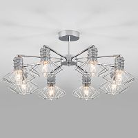 Люстра на штанге Eurosvet 70108/8 хром фото