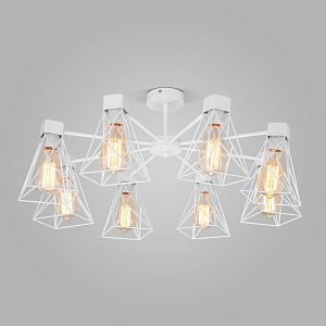 Люстра на штанге Eurosvet 70107/8 белый фото