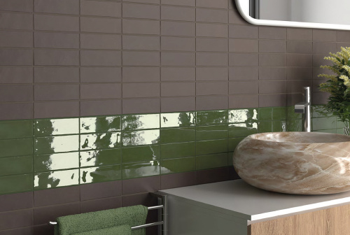 Керамическая плитка Equipe Fango 30673 Choco 5х15 фото 2