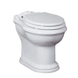 Унитаз напольный Migliore Impero, выпуск в стену, белая керамика 20794 фото