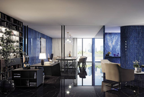 Керамогранит AO3R Marvel Black Atlantis Lappato 120x240 фото 2