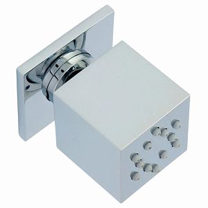 Форсунка массажная Migliore Quadra, антикальций, 35x35 мм, хром 20199 фото