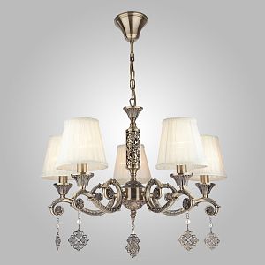 Подвесная люстра Eurosvet 60042/5 античная бронза фото