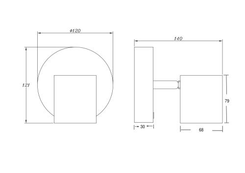 Спот Freya FR10005CW-L6B фото 2