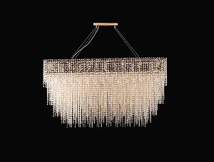 Каскадная люстра Newport 10928/C gold фото