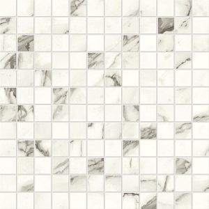 Керамогранит Atlas Concorde A425 Marvel Shine Statuario Supremo Mosaico Lapp 30х30 фото
