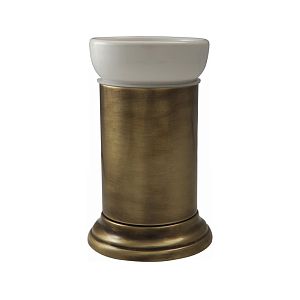 Cтакан настольный Migliore Mirella, керамика/бронза 17157 фото