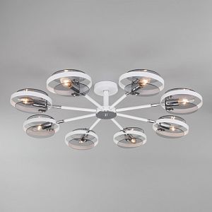 Люстра на штанге Eurosvet 70121/8 белый фото