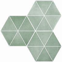 DURSTONE SIX Cementine Керамогранит Capri Aqua 23x27 глазурованный матовый фото