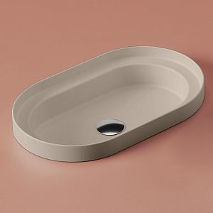 Artceram Fuori Scala Раковина 58х36 см, без отв,, встраиваемая, без перелива, цвет: matera фото