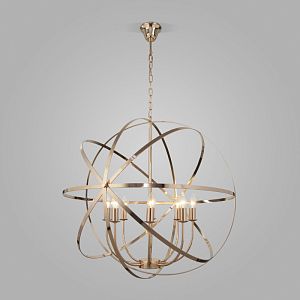 Подвесная люстра Eurosvet 60139/8 золото фото