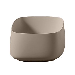 Artceram Cognac Раковина 43x43х22,5 см, без отв,, накладная Quadro, без перелива, цвет: matera фото