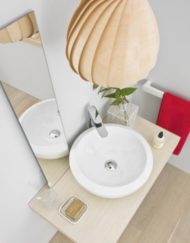 Artceram Blend Раковина 46 см, без отв,, накладная, цвет: белый фото 2