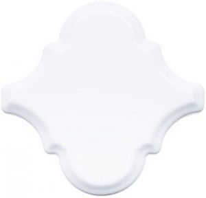 Плитка Adex Renaissance ADST8001 Arabesco Biselado Snow Cap 15x15 фото