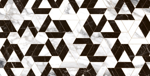 QUA Granite Mosaico Nero 120x60 белый полированная фото 3