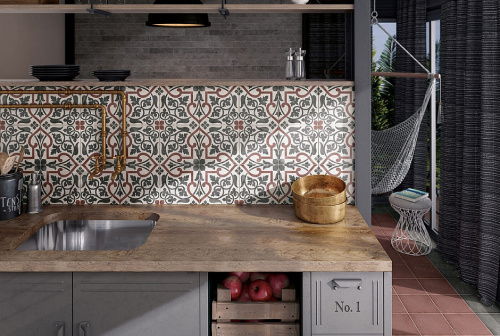 Керамогранит 24406 Art Nouveau Folies Bergere 20х20 фото 2