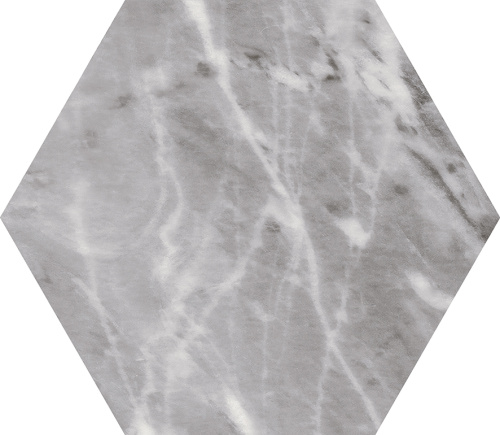 Equipe Bardiglio Керамогранит Hexagon Dark 17.5x20 натуральный