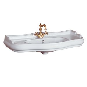 Раковина консоль Migliore Bella 100 см, белая керамика 20600 фото