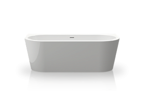 KNIEF Wall XS Corner R Ванна в левый угол 165x75x58xсм, с щелевым переливом, без сл-пер, цвет: белый фото