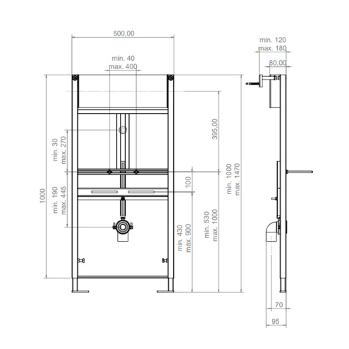 Artceram Монтажная рама для писсуара фото 2