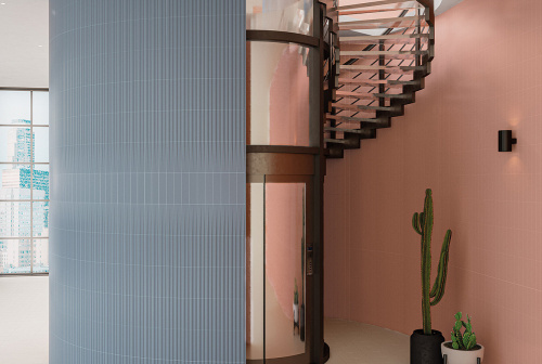 Керамическая плитка WOW Stripes 123819 Liso XL Sky 7,5х30 фото 2