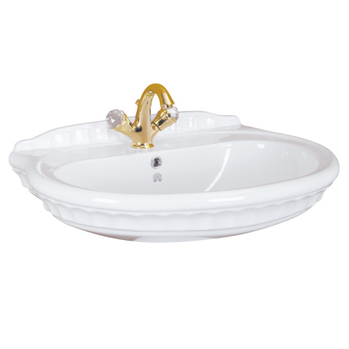 Раковина тюльпана Migliore Gianeta 70 см, белая керамика 20920