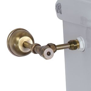 Подводка для бачка WC Migliore Ricambi с запорным краном, бронза 20516 фото