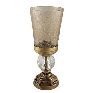 Cтакан настольный Migliore Cristalia, стекло/бронза/Swarovski 16757 фото