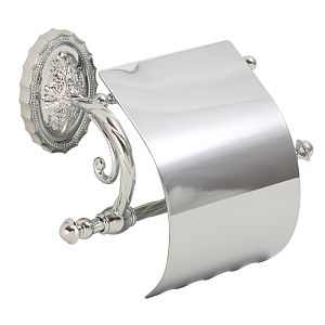 Бумагодержатель Migliore Edera закрытый (с крышкой), хром 16910 фото