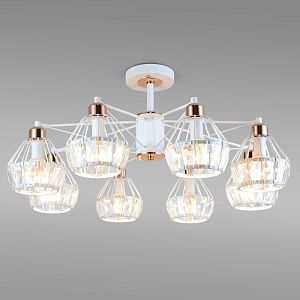 Люстра на штанге Eurosvet 70075/8 белый фото