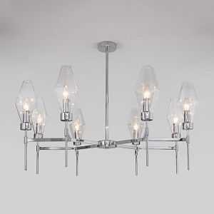 Люстра на штанге Eurosvet 60143/8 хром фото
