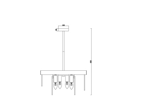 Подвесной светильник Freya FR5104PL-06BS3 фото 4