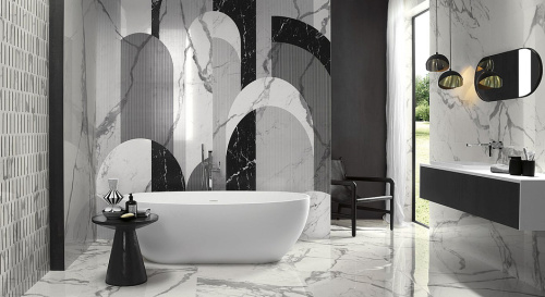 Керамогранит fPZ8 Roma Gold Carrara Superiore Brillante 80x160 фото 2