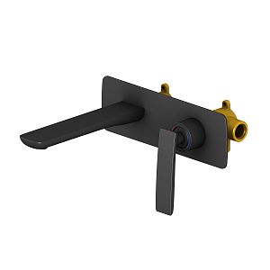 Смеситель для раковины встроенный Timo Helmi 4071/03SM черный фото